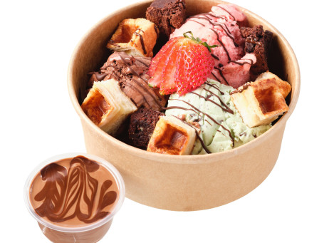 Zwei Können Tango-Sundae