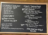 Mustang Bistro menu