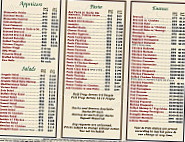 Victor's Pizza Pasta House menu