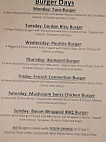 Rusty's Grille Lounge menu