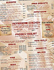 Aaron Schat's Roadhouse menu