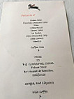 The Flying Goat menu