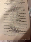 French Lick Winery menu