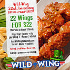 Wild Wing menu