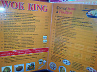 Wok King menu