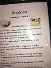 Bossaer Farms Bakery Cafe menu