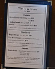 Blue Moon menu