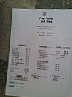 Five Points Hot Dogs menu