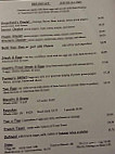 Greensfields Cafe menu