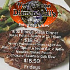 Diamond Lills menu