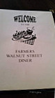 Farmer's Walnut Street Diner menu