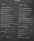 Papa Jazz Club menu