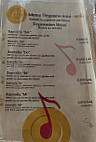 Rapsodia menu