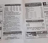 Dan's Pizza menu