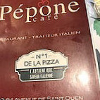 Pépone menu