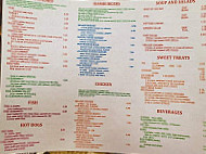 Dusty Rose Diner menu