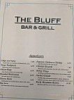 The Bluff menu
