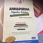 Annapurna Nepalese Kitchen menu