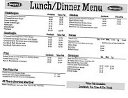 Spangles menu