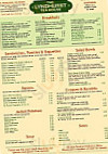 Lyndhurst Tea House menu