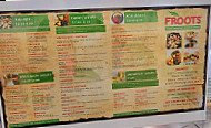 Froots Davie menu