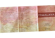 Himalaya menu