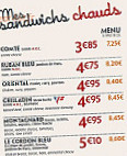 Pomme De Pain menu