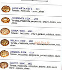 L'as De Pizz menu