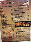 Yamato Japanese Steakhouse menu