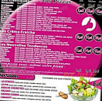 Concept Pizza menu