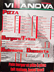 Pizzeria Villanova menu