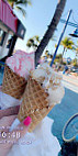 Sunset Beach Hershey's Ice Cream Real Fruit Smoothies outside