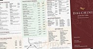 Dalchini Indian menu