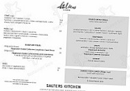 Salter's Kitchen menu