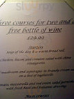 The Griffin Inn At Eccleston menu