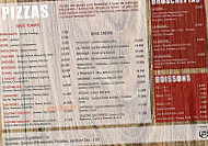 La Strada menu