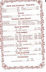 Restaurant Bharati menu