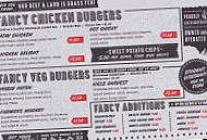 Fb's Fancy Burgers menu