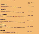 Pizzas Du Golfe menu