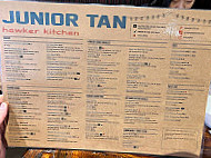 Junior Tan Hawker Kitchen menu