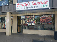 Carlito's Cantina Sports Catrachos outside
