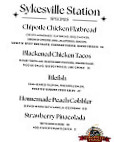 Downtown Sykesville Connection menu