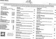 Del Rios Winery And menu