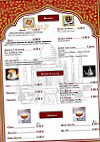 le Taj Mahal menu