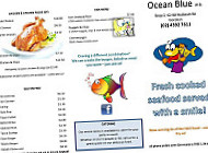 Ocean Blue W.b. menu