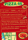 Pizza 46 menu