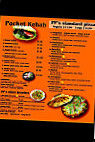 Pita Pocket Kebab And Pizza Shop menu