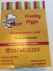 Franky pizza menu