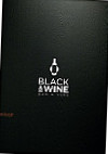 Black & Wine menu