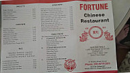 Fortune Chinese menu